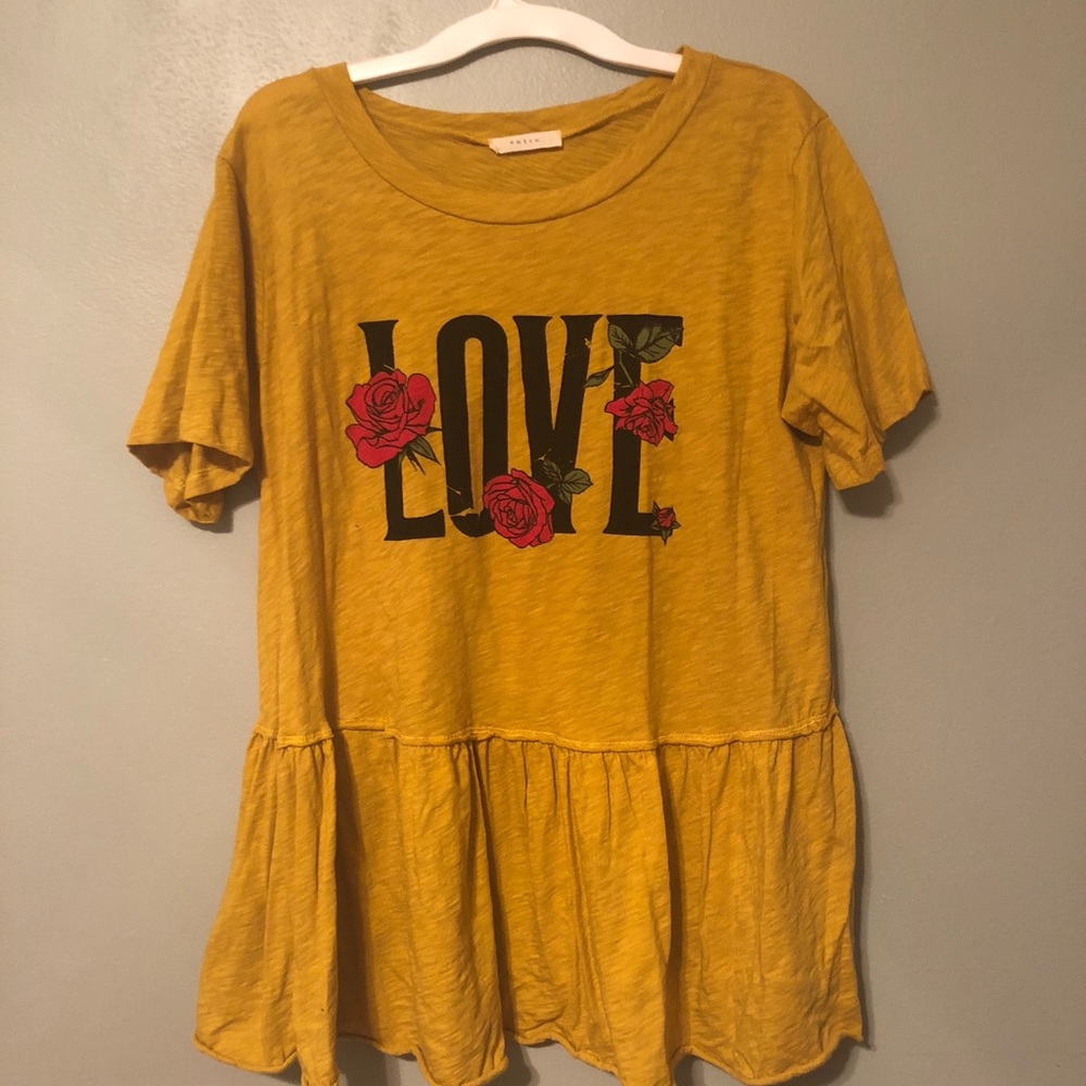 LOVE boutique tunic peplum